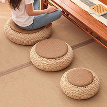 Tappetini in Rotondo Tatami, tappetini per meditazione, tappetini rotondi, tappetini in paglia naturale, tappetini per pavimenti, tappetini per yoga, balconi, traspirabilità, decorazione d'interni