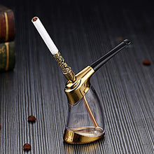 LKHF Vaso per Narghilè Portatile con Filtro a Doppio Scopo per Tabacco e Sigaretta
