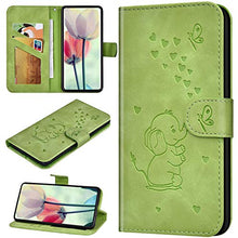 Robinsoni Custodia Compatibile con Samsung Galaxy Note 10 Pro Case Portafoglio Cover Dumbo Stampato Libro Pelle PU Antiurto Case Taccuino Cover Libretto Cartone Animato Case Folio Flip Cover Verde
