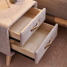 Dongyd Armadietto Laterale Moderno del Cassetto di Immagazzinaggio di Arte del Governo di Angolo di Legno Solido del Comodino della Camera da Letto