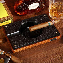 SHYPT Grosso Calibro Metallo Stampato Melanzana Legno Moda Creativa Cigarette Slot Fumo Speciale estintore (Color : C)