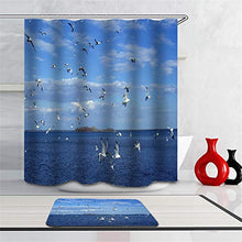 LIYAN Combinazione Bagno. Immagini Chiare E Colori Vivaci Rendono Il Tuo Bagno Pieno di Vita. Accessori da Bagno. Gabbiano in Volo.