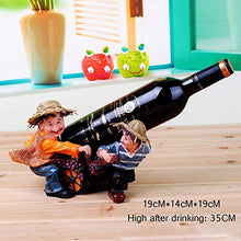 LHQ-HQ decorazione cremagliera del vino europeo cremagliera del vino armadietto del vino vino rack mestiere della resina armadietto del vino creativo decorazione della casa artigianato decorazioni arm