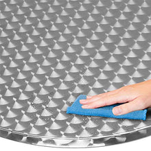 Deuba Tavolo Alto da Bar Alluminio Ø60cm Altezza Regolabile 70cm/115cm Tavolino Bistro Esterno Feste