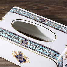Scatola portafazzoletti in ceramica ornamenti casa soggiorno camera da letto tavolino decorazioni cassettiera cassetti antiscivolo resistente all'usura resistente alla polvere facile da pulire
