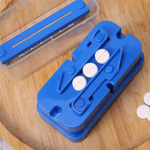 LTLJX Custodia per Farmaci Dispenser per Scatole per Pillole Premium Cut Dispenser per Farmaci da 4 Punti con Scatola per Pillole Trasparente Splitter