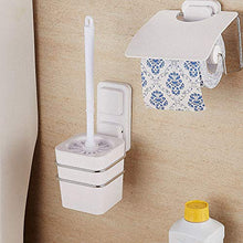 MeYuxg Scopino e Supporto per Toilette,Set di Scopini per WC di Alta Qualità,Con Tazza a Tenuta Stagna,Scopino per WC Adatto per il Bagno di un Hotel Familiare o un Bagno Pubblico(Bianco Caldo)