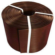 Thermoplast® - Strisce di protezione per recinzioni, 19 cm x 26 m = 4,94 m2, marrone (RAL 8011), 5 anni di garanzia
