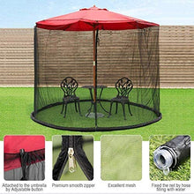 Schermo Ombrellone Schermo all'aperto Ombrello Esterno Giardino Ombrellone Tavolo Mosquito Water-Resistant Universale Rotondo Ombrellone ZDWN