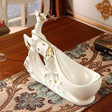N/Z Arredamento per la casa Artigianato Decorazione Creativo Portabottiglie Decorazione Soggiorno Armadietto del Vino Europeo Decorazione in Ceramica Mestiere dei Cervi
