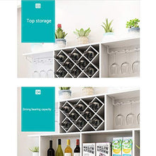 FPigSHS Porta Bottiglie da Vino Cantinetta da Parete Portabottiglie da Parete Cornice per Calice da Appendere a Muro Espositore da Vino Armadio da Vino Bar da Cantina Scaffale Multiple