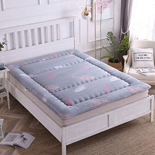 NMBC Giapponese Pieghevole Tatami Ground Materassi Lana Futon Materasso Residenza Studentesca Dormire Materassi Materasso per Casa Dentro fuori-120x200cm(47x79inch) F