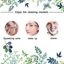SHY Specchio per Il Trucco con luci, Specchio per Il Trucco Specchio per Il Montaggio a Parete Specchio cosmetico Specchio per Bagno bifacciale Ingrandimento 3X Alimentat