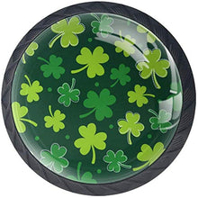 Clover Leaf Pomelli per Porta Set di 4 Pomelli per Mobili Manopole per Cassetti Cucina Armadio Vetro