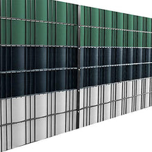 Froadp 65m Antracite PVC Schermi Divisori e Protettivi Pellicola 19cm Opache Strisce Privacy con 30 Clips Antivento Doppia Recinzione Impermeabile Schermo per Giardino Balcone