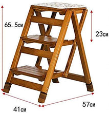 YZH Scale Portatili Leggere 3 Step Ladder Sicurezza Non Slip Mat Pieghevole Pieghevole Pieghevole Cucina Sgabello Giardino Domestico Garden Tool Fai da Te (Color : B)