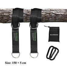 CANWAY Cinghie Amaca Cinghie per Amaca All'aperto Cinghie Pendenti Altalena Albero 2 Corde 1.5M Massima Portata 600KG per Amache e Altalene da Campeggio