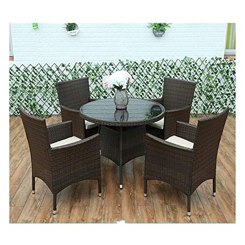 Tavolo in vimini in rattan mobili in patio e set s Mobili da giardino Patio Tavolo e sedie Set Set di mobili da giardino in rattan Set di mobili da giardino Angolo divano per giardino all'aperto a bor
