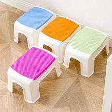 YUDIAN Sgabello Nuovo Sgabello per Uso Domestico Piccolo Sgabello Quadrato Piccolo Sgabello in plastica Ispessita Sgabello per Uso Domestico Sgabello Quadrato Moda Creativa Panca da Bagno Sedia da