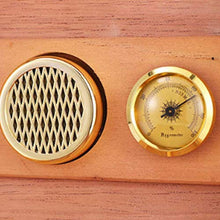 Vassoio di Cenere di Sigaro Igrometro con umidificatore umidificatore - Resistente all'Uso Versatile Strong Resistente all'Uso Seal Buono Cigar Box Valigia Cigar Box