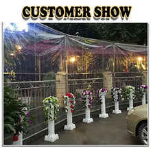 Telo MYAN Impermeabile, Telone Protezione per Esterno Gazebo Bloccare Vento Pioggia Plastica Baldacchino Copertina Resistente allo Strappo, 0,3 Mm PVC (Color : Clear, Size : 2M X 3M)