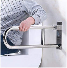 Maniglioni da Bagno Bagno Grab Bar, lucidato bracciolo di Sicurezza, Doccia Pieghevole corrimano Anziani disabili Vasca da Bagno, Servizi igienici Anti-Skid Supporto Maniglia Accessori da Bagno
