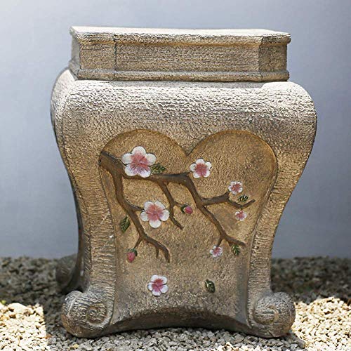 SXRDZ Decorazione d'Arte Flower Base Giardino da Giardino All'aperto Balcone Decorazione Statua Decorazione Pietra Panchina Panchina Flower Stand, B .Rdz. (Color : B)