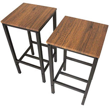 yelloo MOD. Ibiza Set 2 SGABELLI Marrone Sgabelli Alti Sgabelli da Bar Sgabelli Bar Cucina Mobili Bar Salotto
