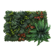 TTIK Siepe Sintetica Sempreverde Decorazioni della Pianta Terrazze Balconi Antivento Privacy per Esterni per Balcone Giardino Recinto Matrimonio 40 × 60CM 10Pcs,D