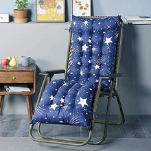 Goodquan Cuscino per sedia a sdraio in morbido cotone per esterni, schienale alto, comodo cuscino per schienale, antiscivolo, lavabile, facile da pulire (Meteor, 48 x 155 cm)