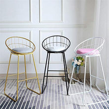 Tivivose. Nuova Sgabello da bar Sgabello De Bar Semplice Bar Stool Ferro battuto Bar sedia dell'oro alto Sgabello moderno Sedia da pranzo nordici Pub Accessori (Color : 65cm F)