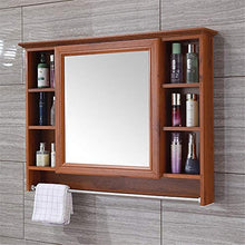 NINAINAI Mirror Cabinet Cabinet di Medicina della Fibra di Carbonio di Alta qualità con armadietto dello stoccaggio dello Specchio dello Specchio per Il Bagno Bathroom Furniture