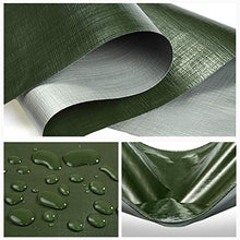 QXX Telo Resistente all'Acqua e ai Raggi UV, Resistente all'Usura, in polietilene ad Alta densità, Resistente all'Usura, in Poliestere, Resistente alle Altezze, 180 g / ㎡ (Verde)