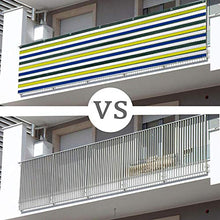 AAADRESSES Rete Recinzione Paravento Balcone, Parasole Parabrezza Balcone, Copertura di Protezione Bambini, per Protezione Solare su Balcone o Giardino,3m*4m