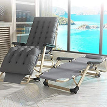Azyq Sedia a Sdraio Reclinabile Sedie Pieghevoli da Esterno Sedia a Sdraio Pieghevole Comoda e Morbida Reclinabile Relaxer Tempo Libero Reclinabile Portatile Spiaia per Adulti Balcone Giardino Camera
