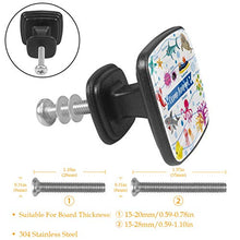 Vita marina (2) 4 PCS Pomelli per Porta, Pomolo per Mobile, Pomelli per Mobili con Viti, Maniglia per Armadietto, Pomelli per Porta, Pomelli per Cassetti per Porta, Armadio, Cassetto e Credenza