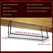 Wine Rack Gqq @ Portabottiglie da Soffitto Portabicchieri Sospeso Supporto per Vetro A Parete Scaffale di Vetro del Vino Rosso Capovolto Bar Supporto per Calice Porta Calici per Cucina da Bar