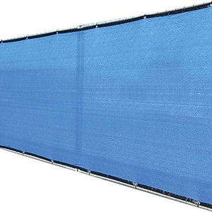 LSXIAO-Balcone Protezione Balcone Protezione Schermata di Recinzione Vita Privata Parabrezza Cappuccio Tessuto A Rete Asola in Alluminio for Case O Piscine, 25 Taglie (Color : Blue, Size : 3x9m)