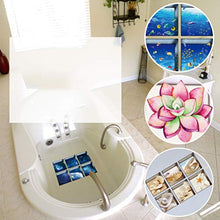 Garneck 6 Pezzi Adesivi per Vasca 3D Modello Ocean World Impermeabile Antiscivolo per Vasca Appliques Adesivi murali Decalcomanie per Vasca da Bagno WC 13x13cm