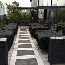 LAMA Giardino Mobilia Copertina, [210T 125 x 125 x 74cm] Impermeabile Giardino Tavolo Copertina Terrazza Mobilia Copertina Robusto Oxford Tessuto Malacca Mobilia Copertina per Difesa e Anti-UV
