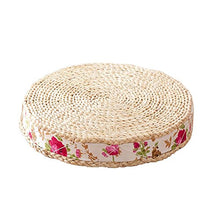 Fancy Pumpkin Cuscino per Cuscini da Terra per Tessitura a Mano in Paglia Intrecciata Yoga ZA-Zen Mat, C