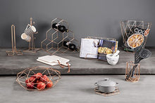 Premier Housewares Vertex, Articoli per la casa in Rame Placcato, Copper, 22 x 22 x 2 cm