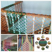 WOSHUAI Safety Net Corda, Protettivo Rete Intrecciato Maglia reti variopinte Decor, per Balcone Banister Giochi Stair Indoor Decorazione Esterna,1 * 2(3.3 * 6.6ft)