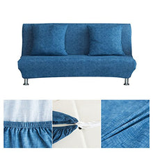 Copridivano senza braccioli, rivestimento in tessuto elasticizzato elastico antiscivolo e coprisedile, divano letto pieghevole Dimensioni: 160-190 cm