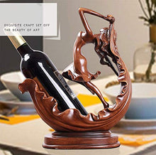 ZYNWW Portabottiglie per Vino dal Design, Cremagliera del Vino del Bello E Pratico Portabottiglie Vino Creativo del Supporto Bottiglia Artigianato Ornamenti.