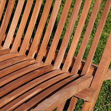 San Marco Sedia a Sdraio Pieghevole in Teak per Esterno