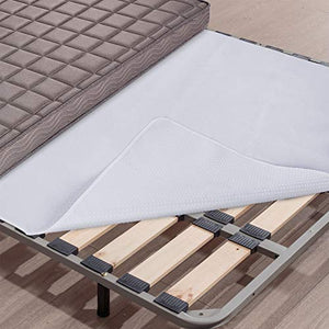 WOLTU MTS02ws05 Coprimaterasso Antiscivolo Traspirante Tappetino Igienico Comfort in Poliestere 160x200cm