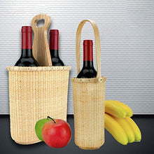 XIUJC Cesto da Picnic, Cesto di Piante, Cesto di Vino Squisito, Elegante, Cesto della Spesa in Rattan Portabottiglie Portabottiglie Portabottiglie in Legno Portabottiglie Portabottiglie Moda Creativa