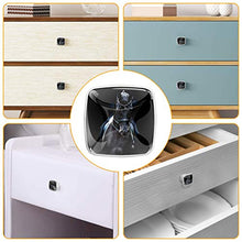 Cavallo in corsa nero 4 PCS Pomelli per Porta, Pomolo per Mobile, Pomelli per Mobili con Viti, Maniglia per Armadietto, Pomelli per Porta, Pomelli per Cassetti per Porta, Armadio, Cassetto e Credenza