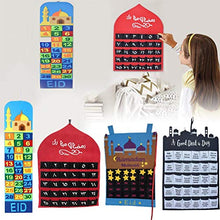 Calendario Hanging Bag, Ramadan Calendar Eid Mubarak Hanging Countdown Calendar Calendario dell'Avvento 2021 Regali Eid Decorazione Ramadan